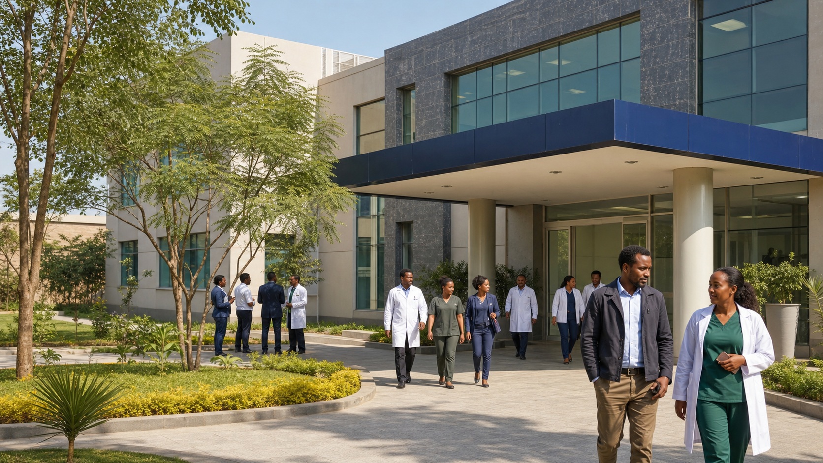 Conceptual Bahir Dar healthcare environment representing local operating context.